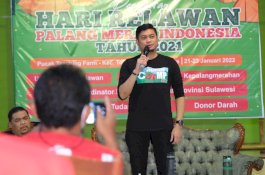 Adnan Harap Relawan PMI se-Sulsel Tingkatkan Response Time Kebencanaan