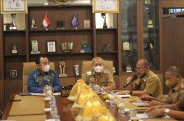 Bupati Jeneponto Terima Kunjungan Kakanwil Direktorat Perbendaharaan Sulsel