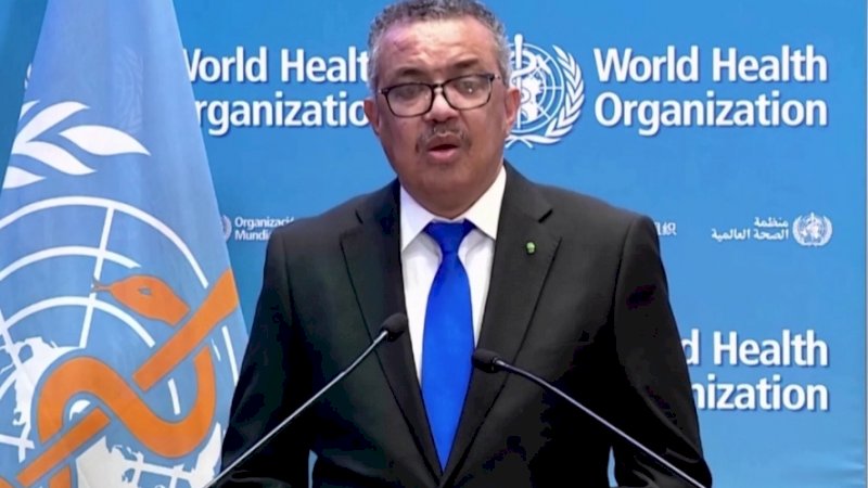 Kepala Organisasi Kesehatan Dunia (WHO) Tedros Adhanom Ghebreyesus (Foto: Reuters)