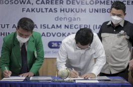 Unibos Jalin Kerja Sama dengan IAIN Palopo dan Peradi  dalam Implementasi Tri Dharma Perguruan Tinggi