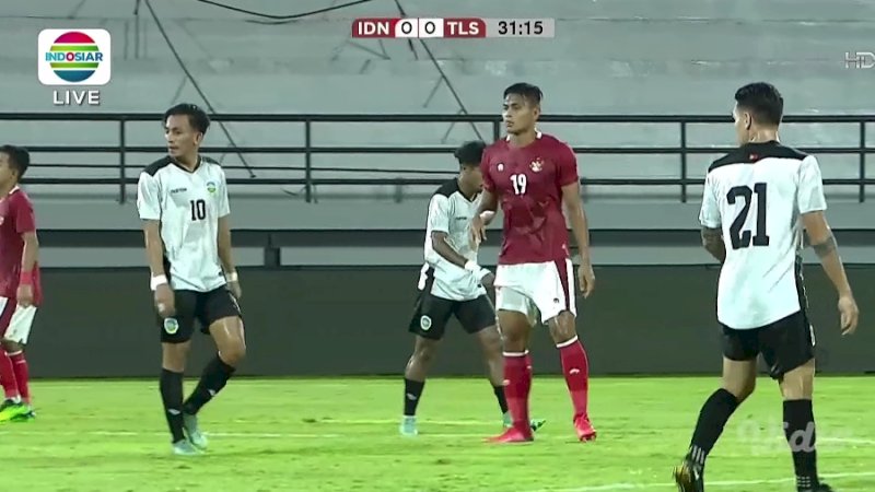 Babak 1: Indonesia Tertinggal 1-0 dari Timor Leste
