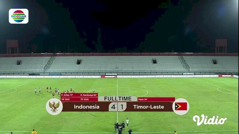 Indonesia Vs Timor Leste: 1 Gol Penalti dan 2 Gol Bunuh Diri Warnai Kemenangan Skuat Garuda