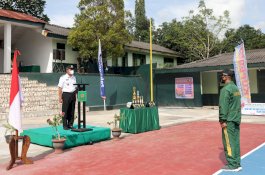 Danny Pomanto jadi Inspektur Upacara di Open Tournament Volley Kostrad