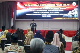 Tutup Tahun 2021, Wali Kota Palopo Lantik Pejabat Fungsional