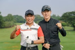 Main Golf Bersama Shin Tae-yong, Menpora Amali Diskusikan Ini