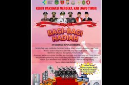 Masyarakat Luwu Timur Berkesempatan Dapat Hadiah Motor Jika Ikut Vaksin