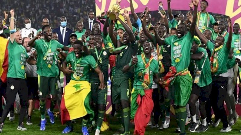 Senegal Juara Piala Afrika 2021 (Foto footballsenegal). 