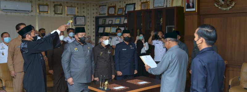 Bupati Jeneponto Lantik Tiga Pejabat Tinggi Pratama