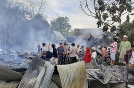 Kebakaran di Rumbia Jeneponto Kerugian Capai 800 Juta