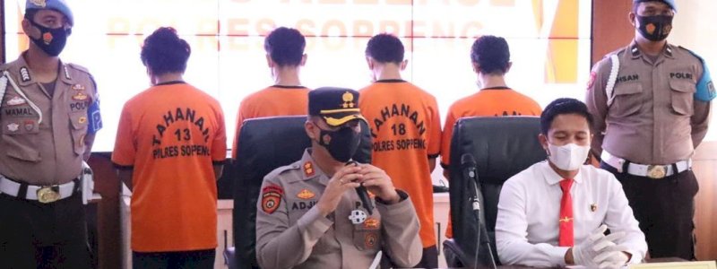 Polisi Ungkap Terduga Pelaku Pembunuhan Mantan Kapolsek di Soppeng