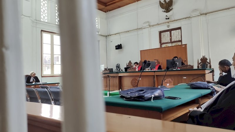 Sidang lanjutan kasus dugaan korupsi RS Batua Makassar di pengadilan Tipikor Makassar pada Senin 14/2/2022. Sidang dilanjutkan dengan agenda membacakan jawaban JPU atas nota keberatan terdakwa Erwin Hatta.