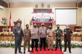 Lepas Sambut Kapolres Bantaeng, Bupati Kenang Vaksinasi 2021