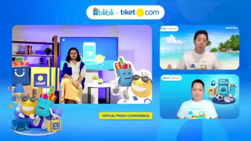 Blibli dan tiket.com luncurkan sinergi pertama di Indonesia #BergabungPastiUntung.