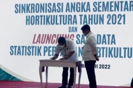 Mentan SYL Luncurkan Satu Data Statistik Pertanian Hortikultura