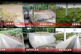 Jaringan Irigasi Telah Direhabilitasi, Bendungan Alekarajae Aliri 690 Hektar Sawah di Sidrap