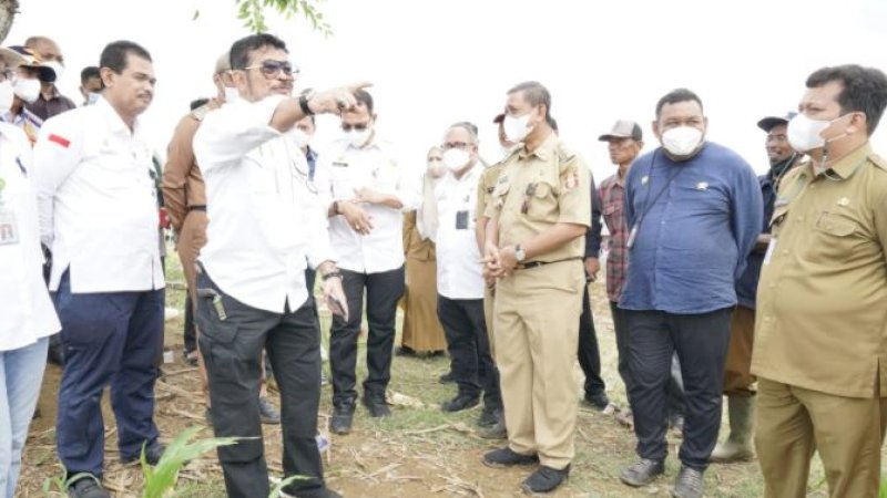 Menteri Pertanian, Syahrul Yasin Limpo, dalam kunjungan ke Sulawesi Selatan, beberapa waktu lalu.