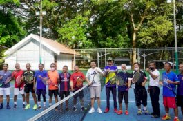 Turnamen Tenis Semarakkan Hari Jadi Ke-62 Barru, Pejabat Ikut Beraksi