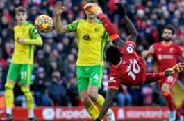 Hasil Liga Inggris: Gol Indah Sadio Mane Awali Kemenangan Liverpool Atas Norwich City