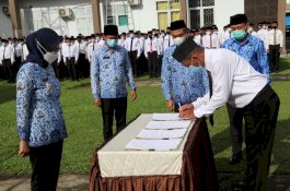 367 Kepala Sekolah di Luwu Utara Dikukuhkan, Bupati Minta Adaptif pada Setiap Kondisi