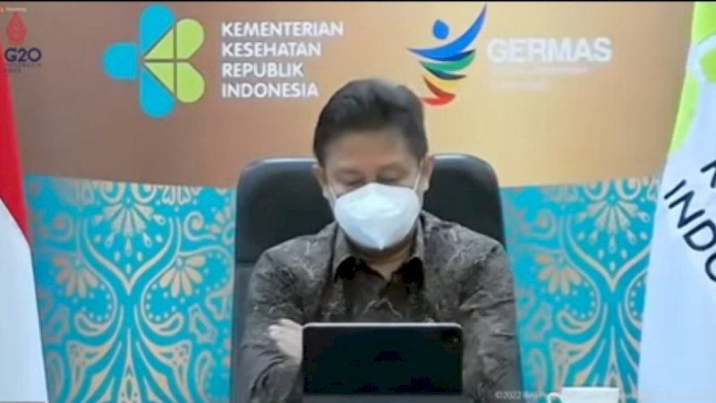 Menteri Kesehatan (Menkes), Budi Gunadi Sadikin saat memberikan keterangan pers terkait hasil ratas PPKM. (Foto/Tangkapan layar Youtube Sekretariat Presiden)