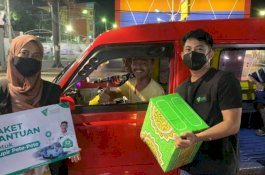Dompet Dhuafa Sulsel Salurkan Bantuan Sembako untuk Sopir Pete-Pete