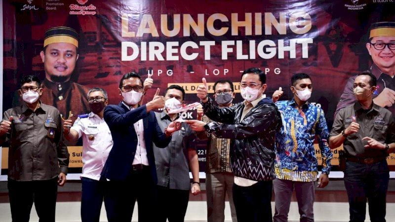 Launching direct flight upg - lop - upg