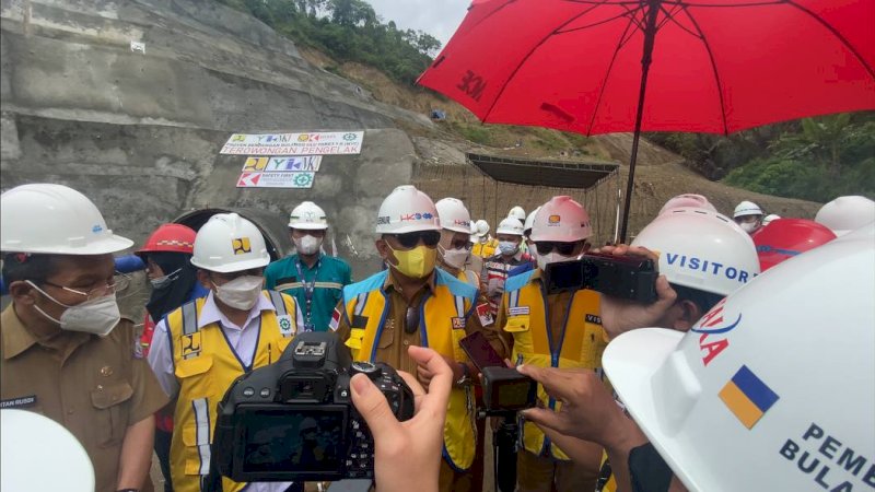 PT Bumi Karsa Kembali Terima Kunjungan Gubernur Gorontalo di Proyek Bendungan Bulango