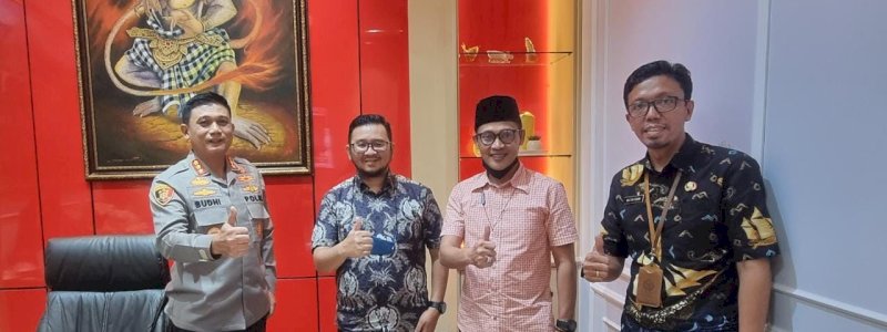 Jelang Mubes IKA Unhas, Panitia Audiensi Dengan Kapolrestabes Makassar
