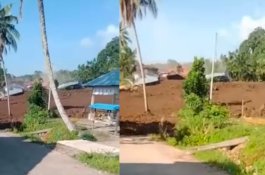Video Pergeseran Lumpur Diduga Likuifaksi Beredar di Media Sosial