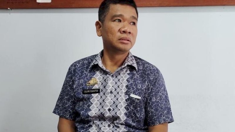 Kepala Bidang Sarana dan Prasarana DTPHPKP Sidrap, Suriyanto.