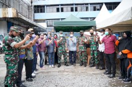 Kecamatan Makassar dan Kodim 1408 Bersinergi Wujudkan Program 100 Persen Vaksinasi