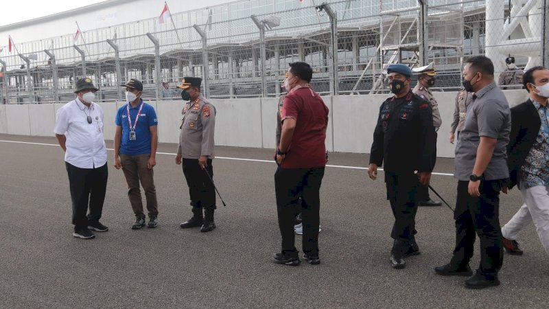 Kompolnas RI Cek Kesiapan Pengamanan Sirkuit Mandalika Jelang Race MotoGP 
