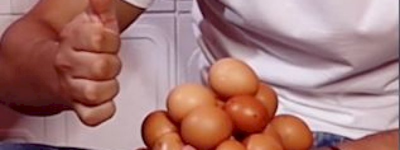 Seimbangkan 18 telur di Punggung Tangan, Pria Irak Masuk Guinness World Records