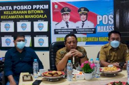 Camat Manggala Pimpin Rakor dan Evaluasi Vaksinasi 100 persen