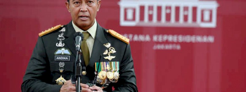 Presiden Jokowi Sampaikan Panglima TNI Covid-19
