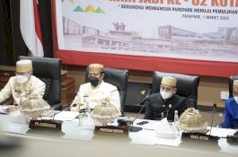 Wakil Ketua DPRD Pimpin Paripurna Peringatan HUT ke-62 Parepare