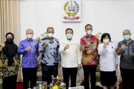 Jelang Hari Jadi Ke-623 Wajo, Bupati-Wabup dan Ketua DPRD Temui Plt. Gubernur Sulsel