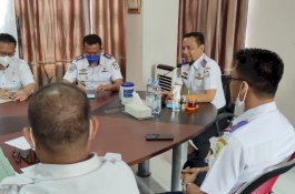 Iman Hud Terima Kunjungan Kadishub Sinjai dan Rombongan