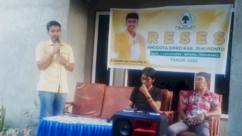 Reses, Legislator Golkar DPRD Jeneponto Tampung Aspirasi Masyarakat