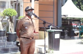 Pimpin Apel Senin, Camat Biringkanaya Minta Jajarannya Perhatikan Kedisiplinan dalam Bekerja