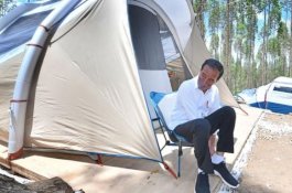 Tenda Kemah Presiden Jokowi di IKN: Tidak Ber-AC, Makanan Mi Instan