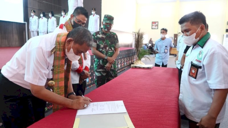 Disaksikan Amran Mahmud, Pengurus PORDI Kabupaten Wajo Resmi Dilantik