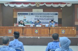 Hadir Wakil Ketua DPRD Jeneponto, Sekda Buka Pra Musrembang RKPD