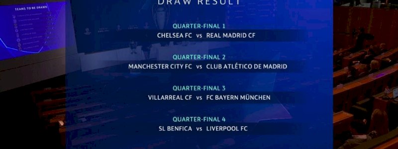 Hasil Drawing Perempat  Final Liga Champions: Chelsea Vs Real Madrid