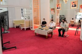 Wali Kota Palopo Ikuti Rapat Virtual Bahas Vaksinasi Lansia