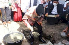 Peletakan Baru Pertama Pondok Pesantren Penghafal Al-Qur'an, Wali Kota Parepare Wakafkan Gaji