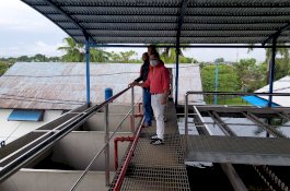 Pastikan Pasokan Air Bersih Terpenuhi,  Beni Iskandar Tinjau Langsung IPA 3 Antang