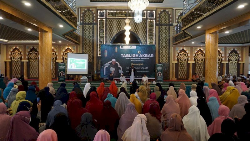 Dompet Dhuafa (DD) Sulsel menggelar tabligh akbar yang dipusatkan di Masjid Agung Jeneponto, pada Sabtu (19/03/2022).