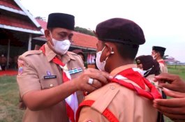 Jambore Cabang Gerakan Pramuka Wajo Pakai Maskot La Wennang-I Sabbe, Amran Mahmud Jelaskan Maknanya