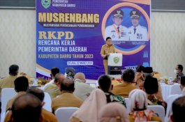 Penyusunan Hasil Musrenbang 2023 Barru Fokus Pendekatan Teknokrasi